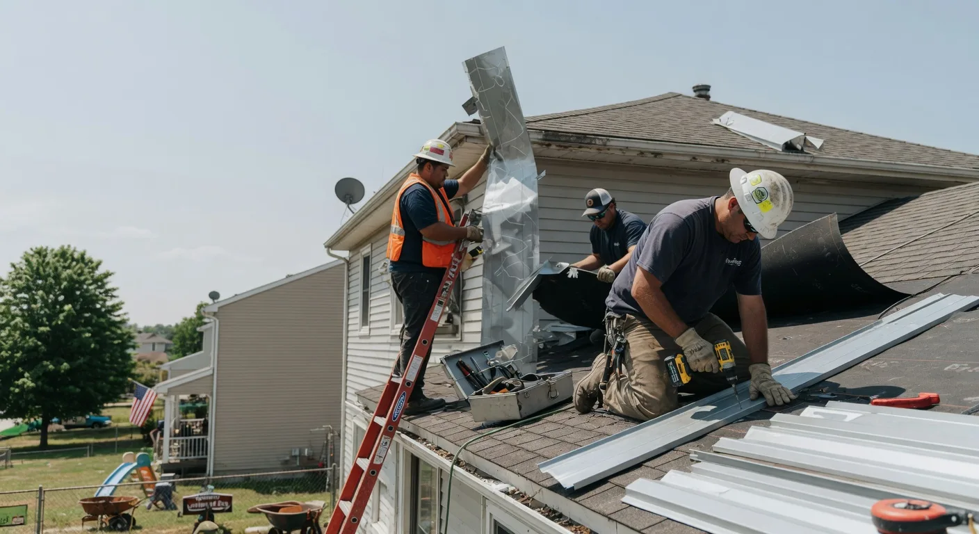 Storm Damage Metal Roof Repair in Fort Ann, NY